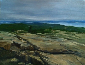 Cadillac Mountain View
oil on canvas
11” x 14”